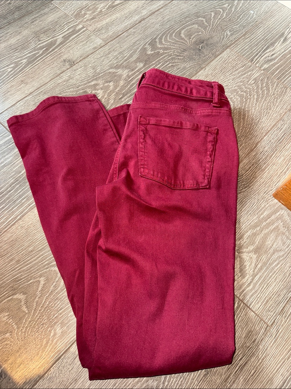 Maurice’s Burgundy Mid-Rise Jeans